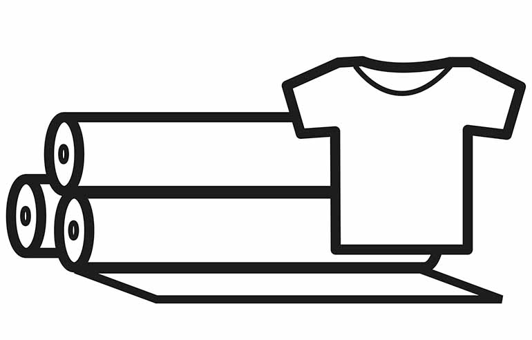 Icono de aplicaciones de gestión de fluidos en la industria textil