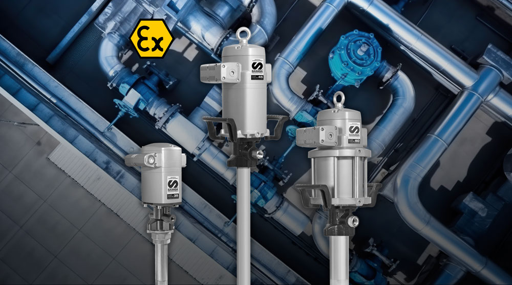 SAMOA piston pumps with ATEX Certification