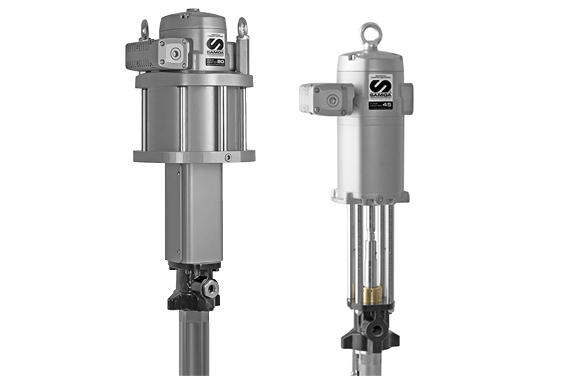SAMOA pneumatic piston pumps