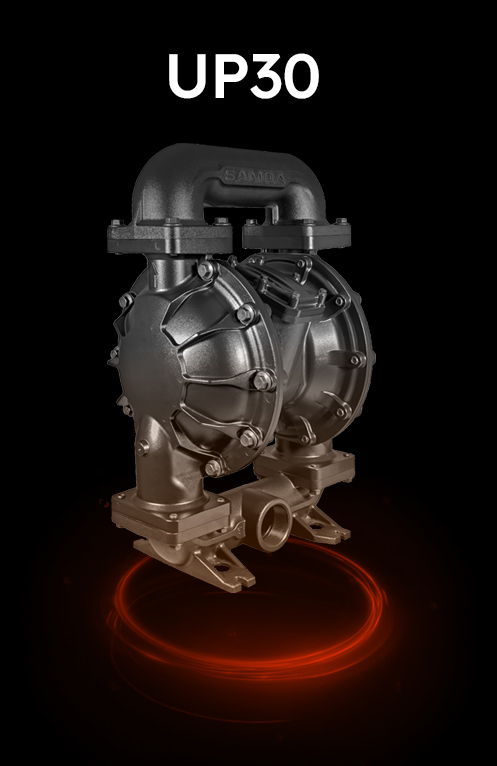 BOMBA NEUMÁTICA DE DOBLE MEMBRANA 3", UP30, PIVOT SERIES
