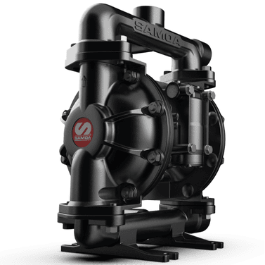 Diseño compacto de la bomba neumática de doble diafragma SAMOA CP10 para aplicaciones OEM