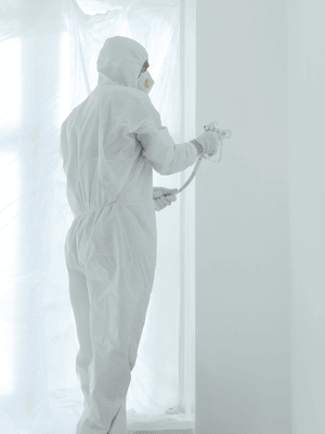 Sistema de pintura airless utilizado para aplicaciones decorativas interiores y exteriores