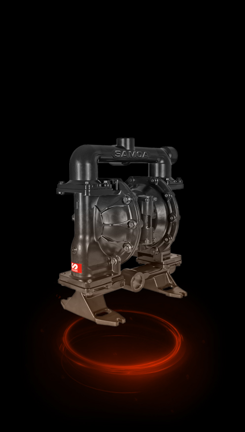 BOMBA NEUMÁTICA DE DOBLE MEMBRANA 1-1/2", UP15, SERIE PIVOT