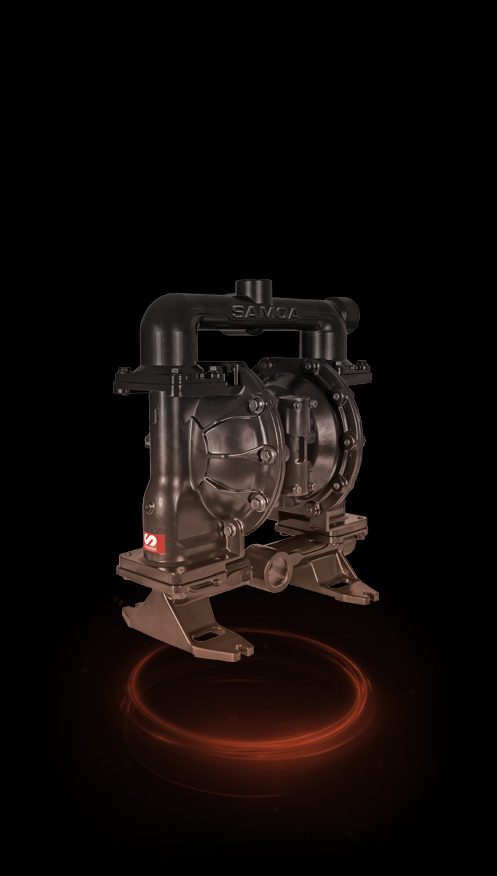BOMBA NEUMÁTICA DE DOBLE MEMBRANA 1-1/2", UP15, SERIE PIVOT