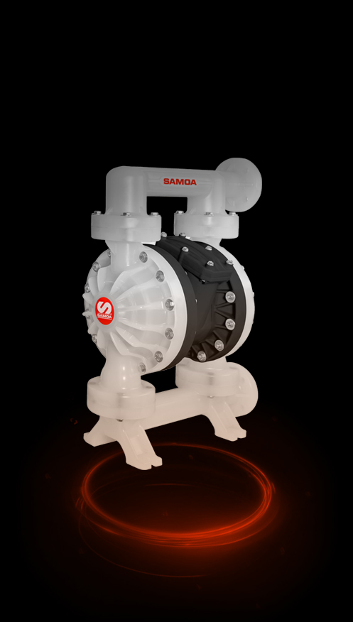 BOMBA NEUMÁTICA DE DOBLE MEMBRANA 2", UP20, SERIE PIVOT