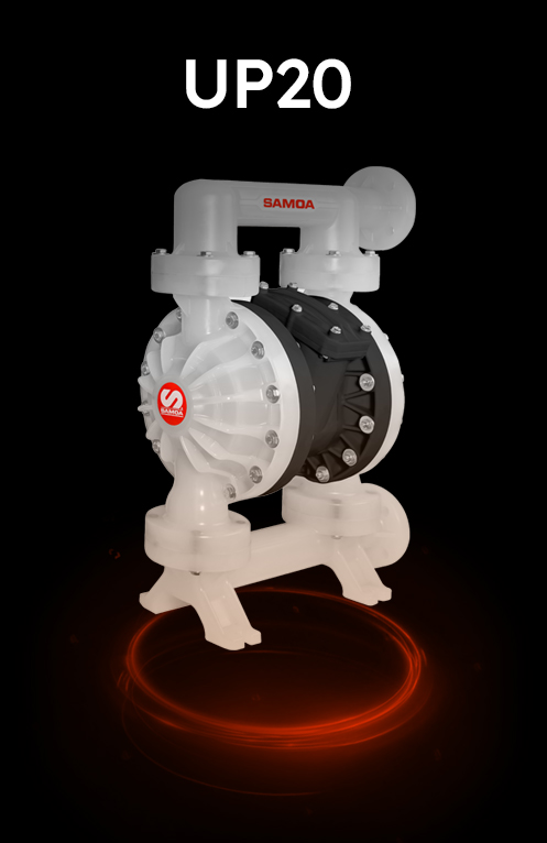 BOMBA NEUMÁTICA DE DOBLE MEMBRANA 2", UP20, SERIE PIVOT