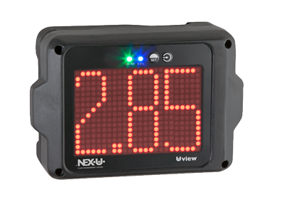 U·view high-visibility remote LED display for monitoring fluid dispensing volumes