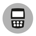 Icono de control de sistemas industriales