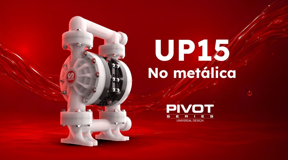 Noticia de lanzamiento de la bomba AODD UP15 no metálica