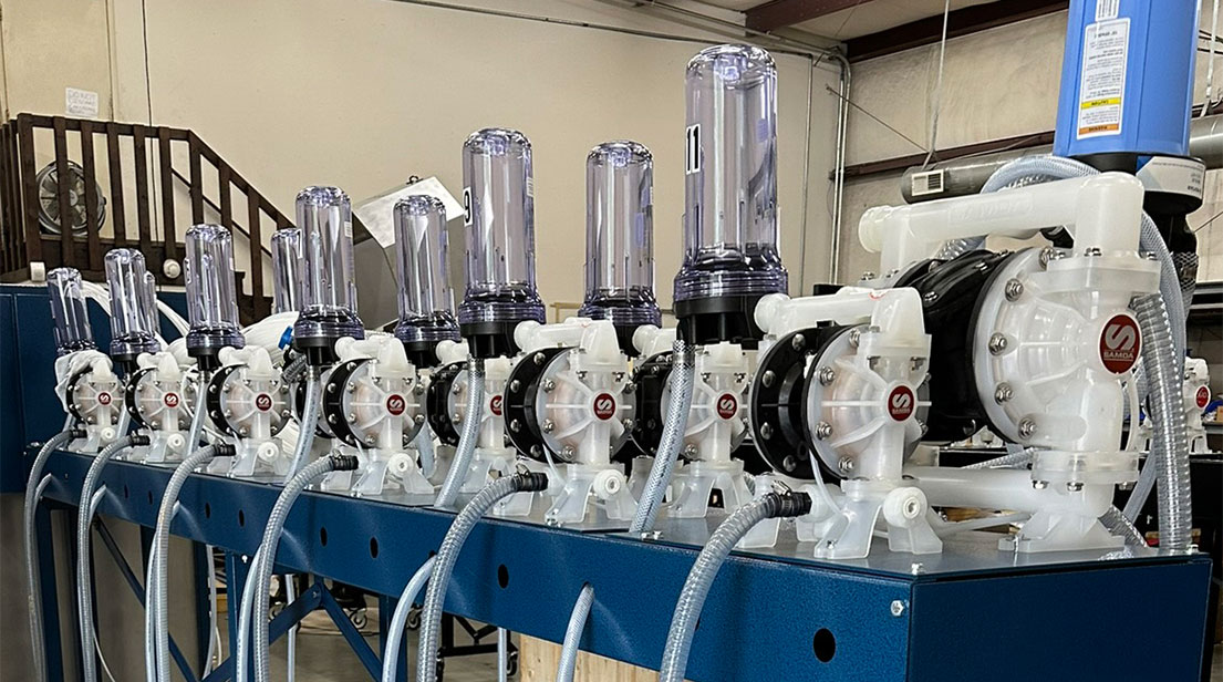 Aodd pumps on packaging industry