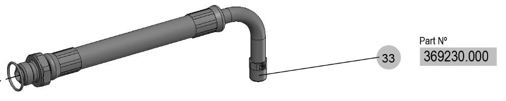 FLEXIBLE OUTLET WITH 90º ANGLE TUBE WITHAUTOMATIC NON-DRIP TIP