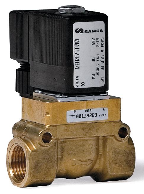 SOLENOID VALVE FOR OIL AND COOLANT, 50 BAR