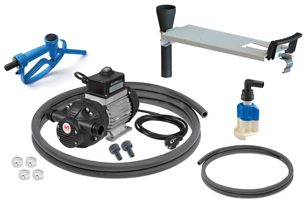 230 V AC SOLURA SERIES STATIONARY ELECTRIC PUMP PACKAGE FOR ADBLUE/DEF WITH NOZZLE, 30 L/MIN