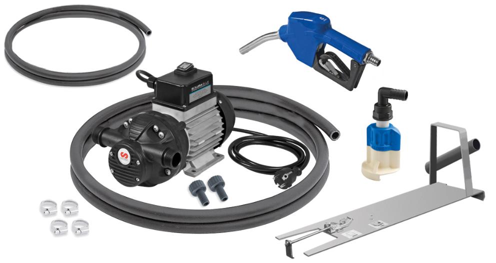 230 V AC SOLURA SERIES STATIONARY ELECTRIC PUMP PACKAGE FOR ADBLUE/DEF WITH AUTOMATIC NOZZLE, 30 L/MIN