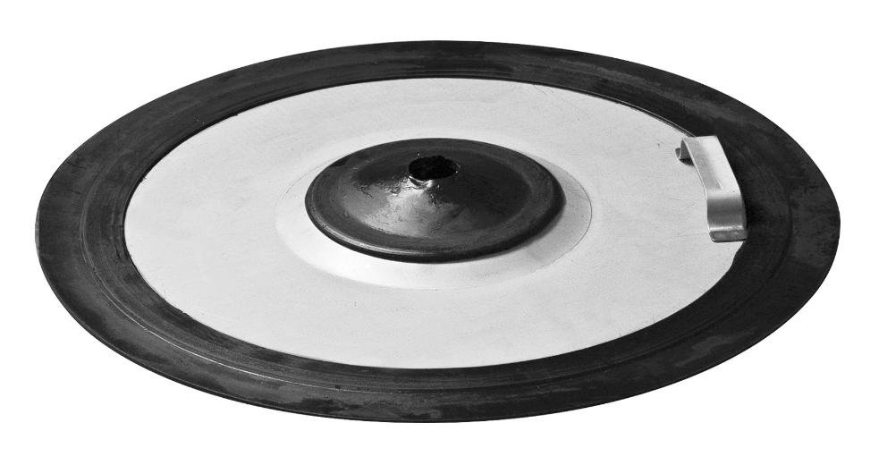 STANDARD DUTY FOLLOWER PLATE, 185 KG DRUM, 550 - 590 MM, PM35 WITH INDUCTOR