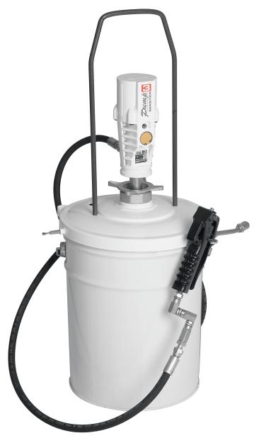 PUMPMASTER 3 - 55:1 RATIO GREASE PNEUMATIC PUMP, 12,5 TO 18 KG PAILS PORTABLE PACKAGE