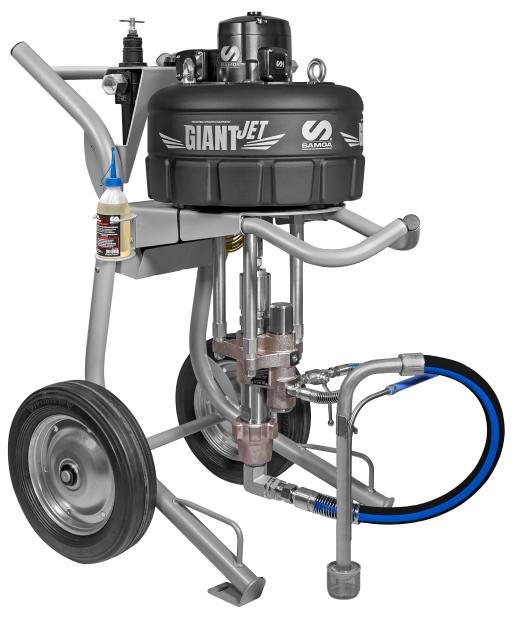GIANT-JET 50:1 HEAVY DUTY ON Trolley + LINE FILTER + SUCTION HOSE