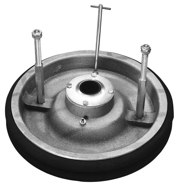 ALUMINIUM FOLLOWER PLATE FOR 200L DRUMS, DOUBLE EPDM SEALS (SIRIO
22:1-33:1/OMEGA 28:1-40:1/NOVA 55:1)