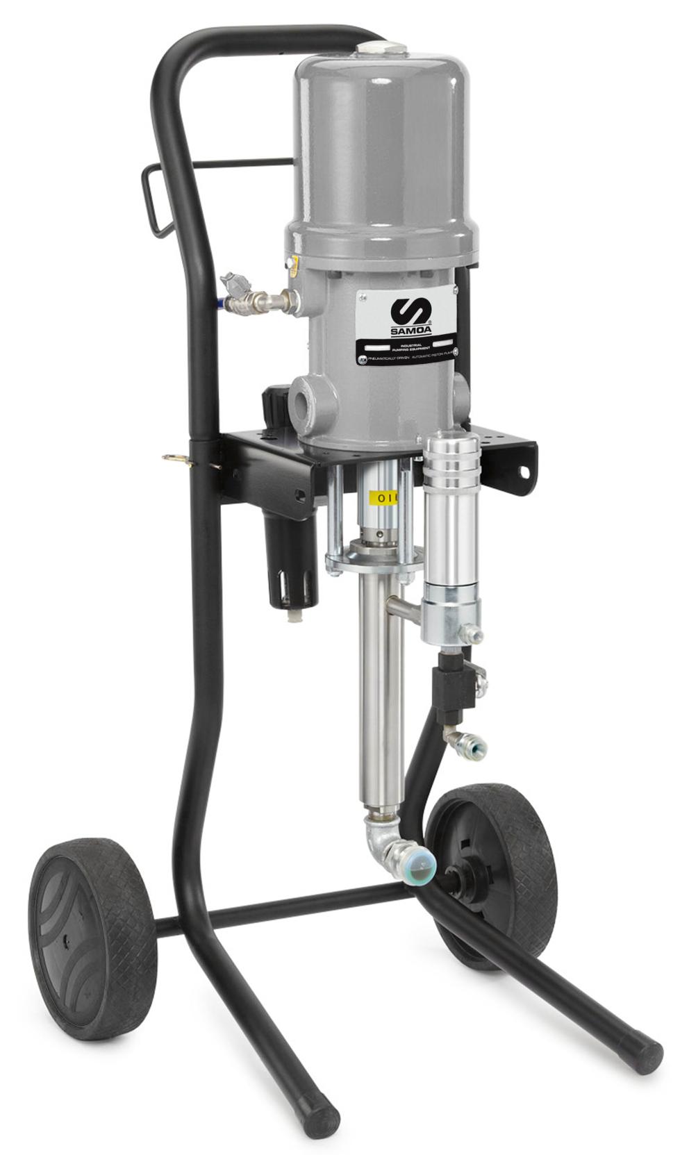 GHIBLI 30:1 AIR CONTROLLED AIRLESS ON Trolley WITH LINE FILTER AND
SUCTION HOSE