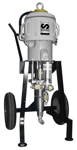 STAINLESS STEEL NOVA 45:1 ON Trolley WITH LINE FILTER AND RETURN, AIR
FRL AND SUCTION HOSE
