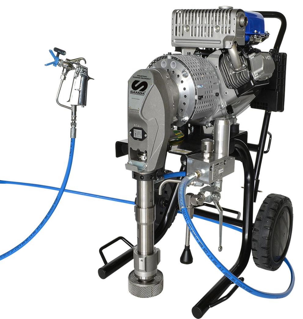 THOR GASOLINE ON TROLLEY WITH SPRAYING KIT (HOSE: 3/8