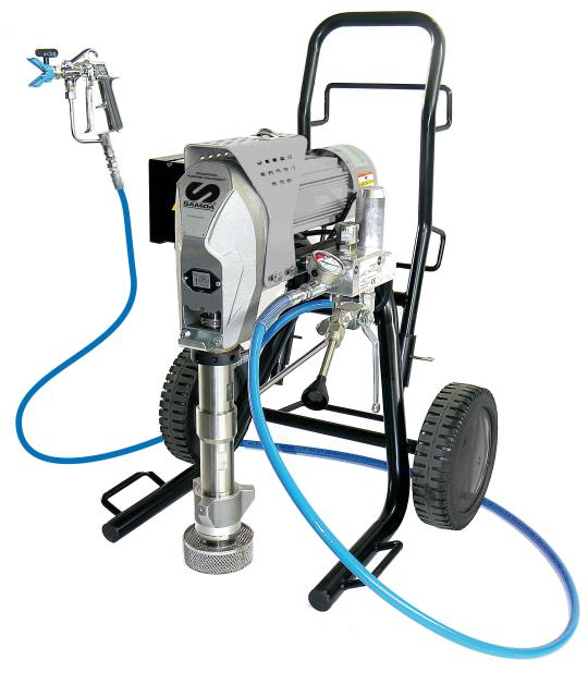 THOR 220V  ON TROLLEY WITH SPRAYING KIT (HOSE: 3/8