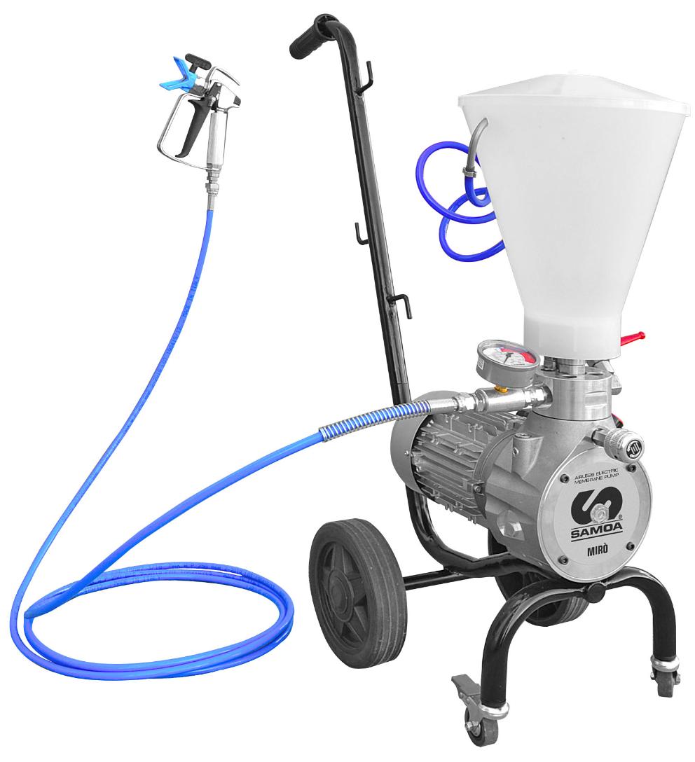 MIRÓ 110V ON TROLLEY WITH 6L TANK AND SPRAYING KIT (HOSE: 3/16