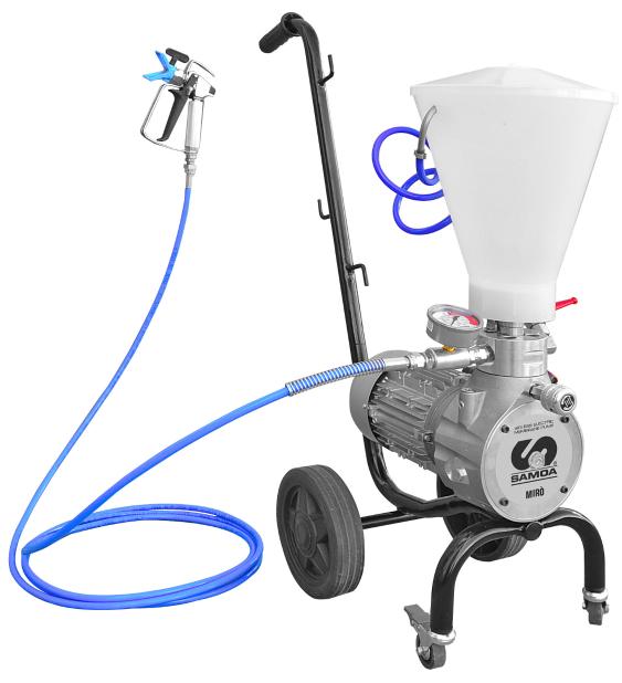 MIRÓ 110V ON TROLLEY WITH 6L TANK AND SPRAYING KIT (HOSE: 3/16