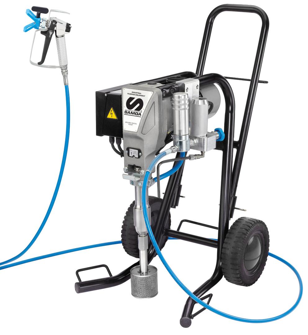 ZEUS 110V  ON TROLLEY WITH SPRAYING KIT (HOSE: 1/4