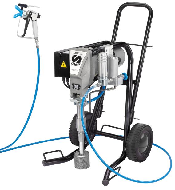 ZEUS 110V  ON TROLLEY WITH SPRAYING KIT (HOSE: 1/4