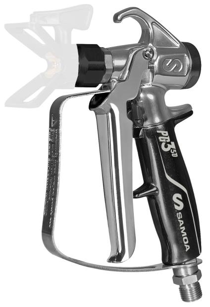 PG350 GUN WITH 4 FINGERS TRIGGER, INLET CONNECTION 1/4