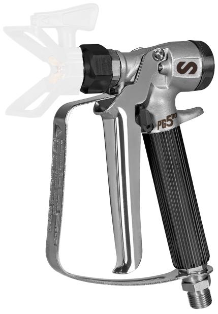 PG500 GUN WITH 4 FINGERS TRIGGER, INLET CONNECTION 1/4