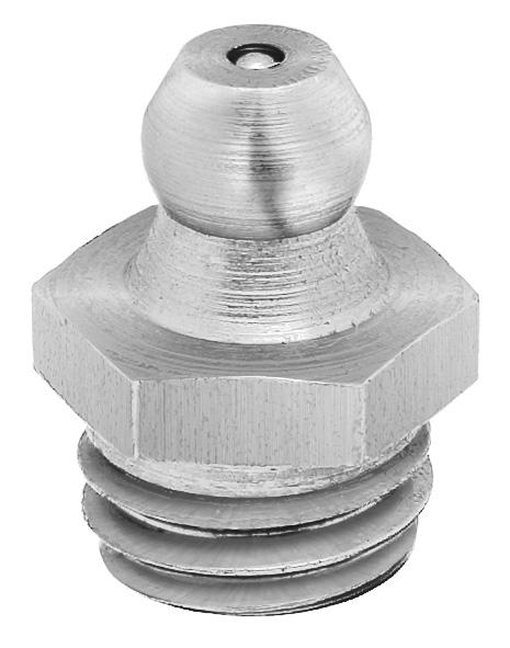 HYDRAULIC GREASE FITTING MT-503, STRAIGHT, METRIC THREAD, M10 x 1.50,
HARDENED STEEL