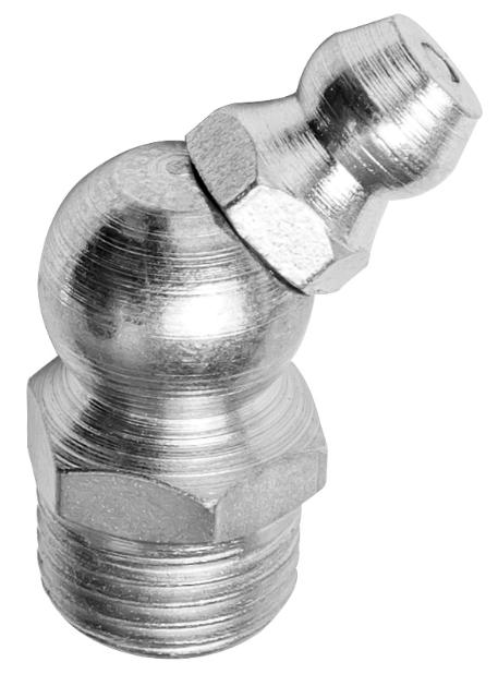 MT-506 HYDRAULIC GREASE NIPPLE, 45° ANGLED, METRIC THREAD, M 10 x 1,25