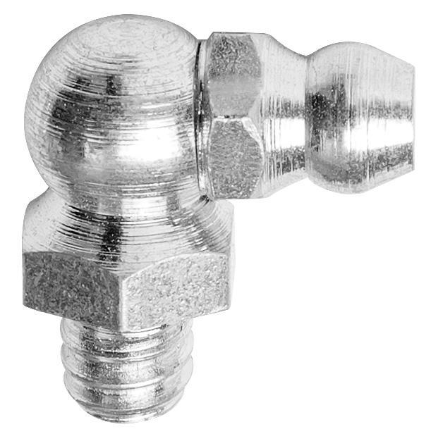 ENGRASADOR HIDRÁULICO MT-508, ÁNGULO 90°, ROSCA MÉTRICA, M 6 x 1,00
