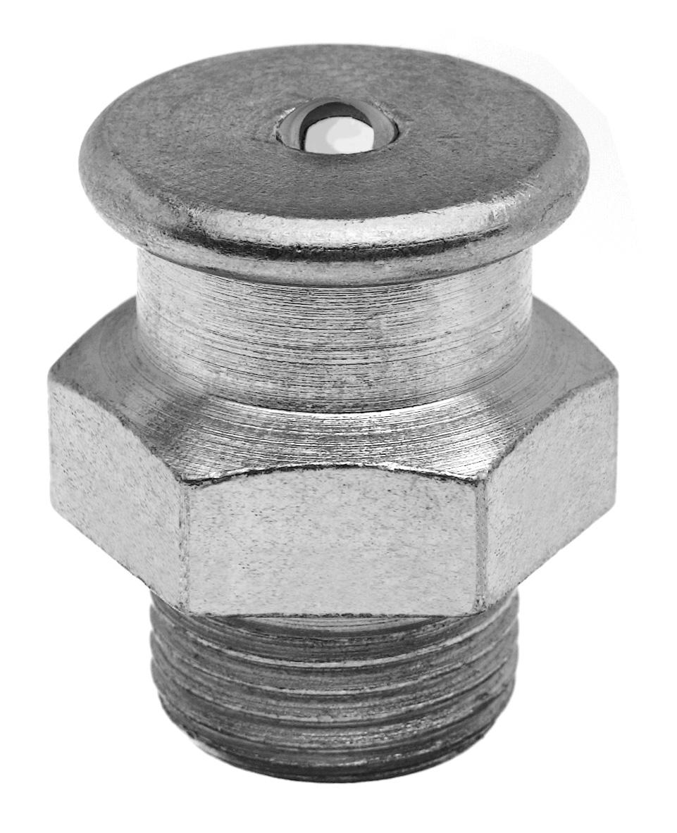 ENGRASADOR HIDRÁULICO MT-157, CABEZA PLANA REDONDA Ø 22 MM, ROSCA GAS (BSP), 1/4
