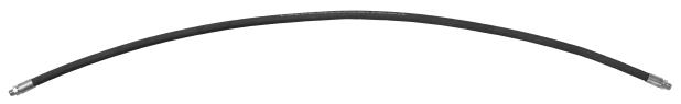 GREASE OUTLET HOSE, DOUBLE STEEL BRAID, 1.000 MM