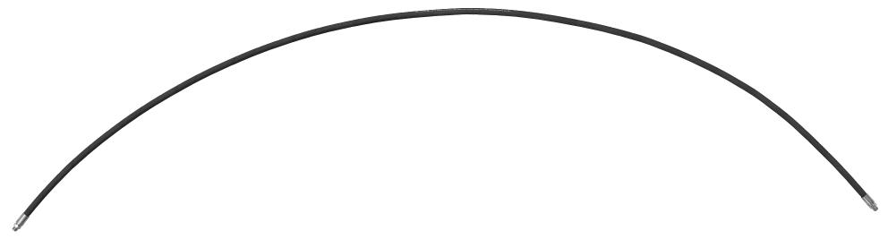 GREASE OUTLET HOSE, DOUBLE STEEL BRAID, 2.000 MM