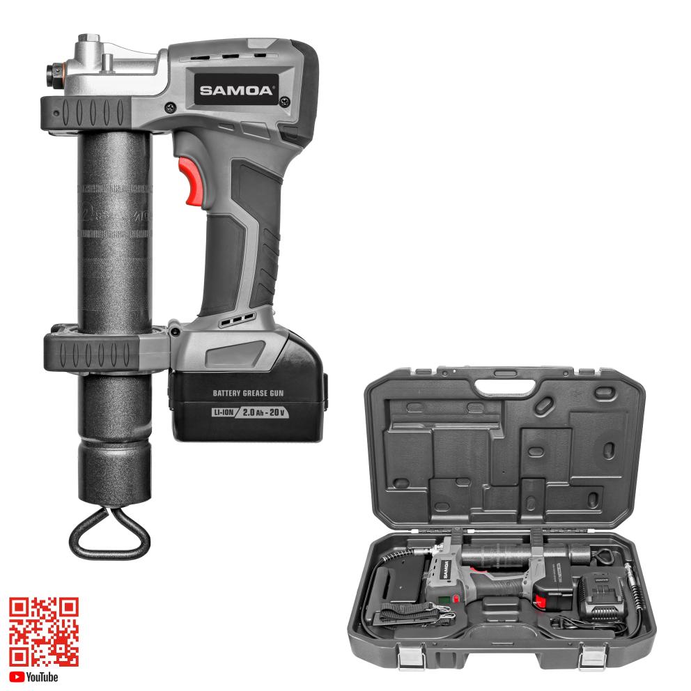 Li-ION BATTERY GREASE GUN, 2 Ah, PG-20V SERIES