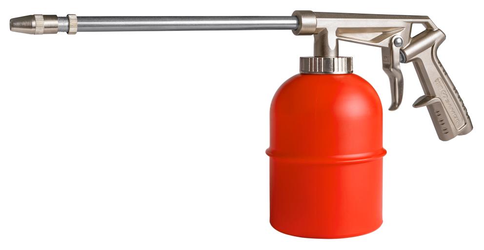 PISTOLA PETROLEADORA DE ALUMINIO, DEPÓSITO 1 L DE PLÁSTICO