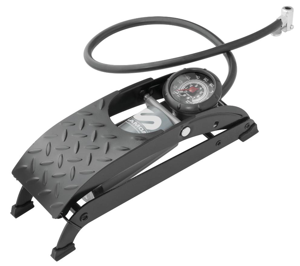 PEDAL ACTION PUMP FOR INFLATION WITH MANOMETER