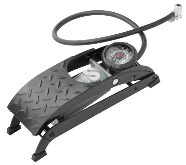PEDAL ACTION PUMP FOR INFLATION WITH MANOMETER