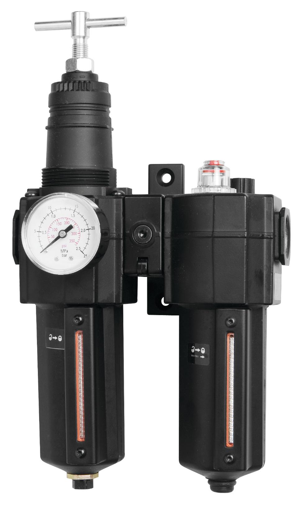 TRATAMIENTO DE AIRE, FILTRO + REGULADOR + LUBRICADOR, 3/4