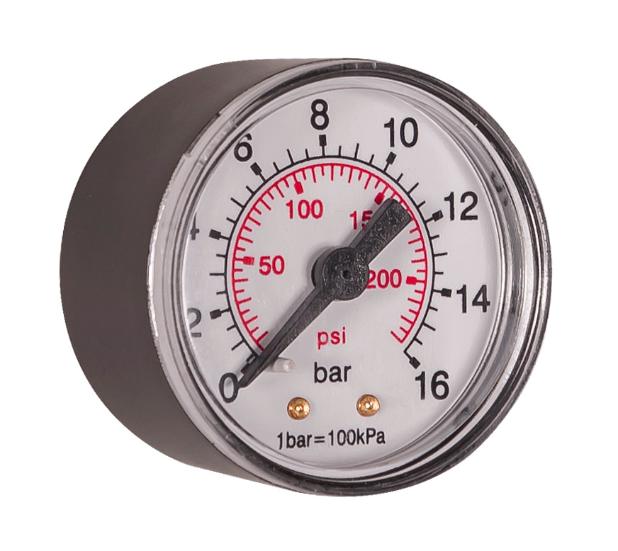 Gauge 0–16 bar, Series 1/2