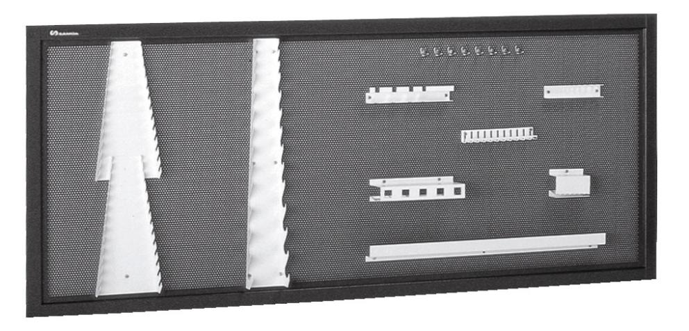 Tool Board with Holders, 1,750 × 750 × 20 mm