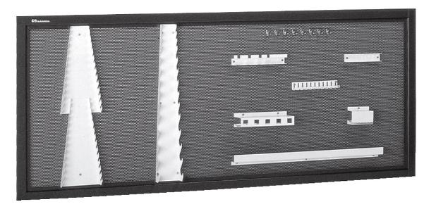 Tool Board with Holders, 1,750 × 750 × 20 mm