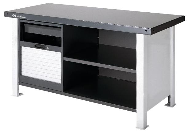 Industrial Workbench with Roller Shutter, 1,750 × 750 × 885 mm
