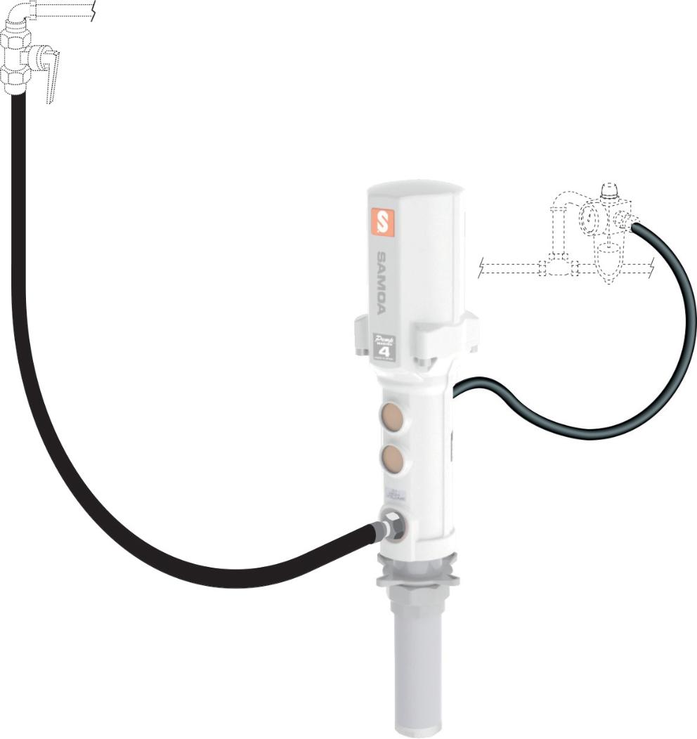 HOSE CONNECTION KIT, PM4 OIL PUMP