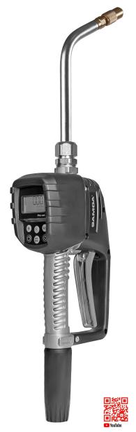 PRESET DIGITAL METERED CONTROL VALVE, PCP30 SERIES, 30 L/MIN, 60° RIGID
OUTLET, QUARTER TURN