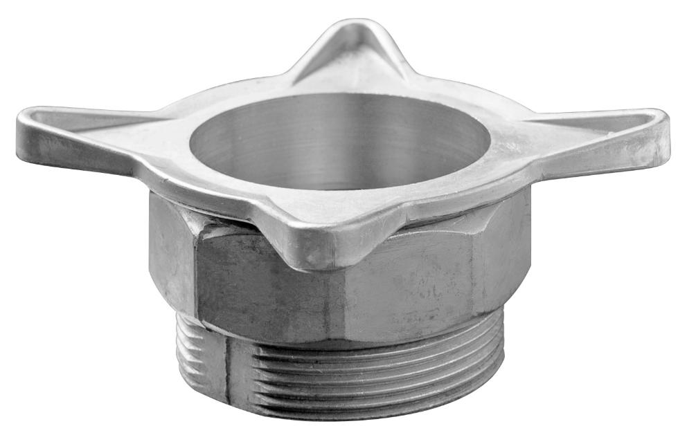 BUNG ADAPTOR, 2” (M) CONNECTION FOR DRUM AND TANKS BUNG OPENINGS, PM4510:1 PISTON PUMP, 54 MM